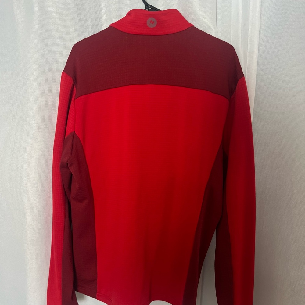 Marmot Red Performance Jacket With High Collar An… - image 4